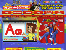 Tablet Screenshot of learningstationmusic.com